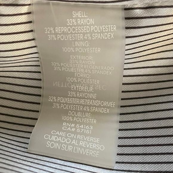 Calvin Klein Womens Blazer Jacket Career Longer Length Size 18W Black Plus - Picture 11 of 11